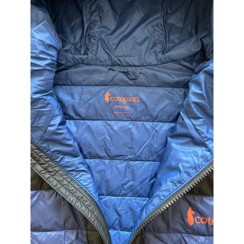 Cotopaxi Capa Insulated Hooded Jacket Men’s XXL Pacific Blue Water Repellent - Picture 6 of 11